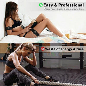 Six Pack Abs Toning Machine Pads Ripped Stomach! Abdominal Muscle Toner Fat Burn