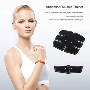 Six Pack Abs Toning Machine Pads Ripped Stomach! Abdominal Muscle Toner Fat Burn