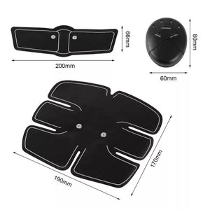 Six Pack Abs Toning Machine Pads Ripped Stomach! Abdominal Muscle Toner Fat Burn