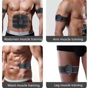 Six Pack Abs Toning Machine Pads Ripped Stomach! Abdominal Muscle Toner Fat Burn